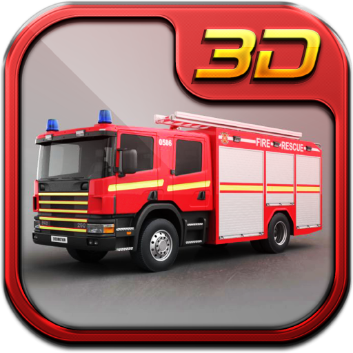 American Fire Fighter Truck 3D 2018 icon