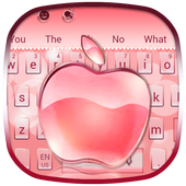 Rose Gold Crystal Apple icon