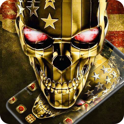 Gold Skull American Fighter Theme icon