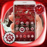 Red Leaves Launcher Theme