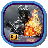 Wallpaper Fire Skull HD icon