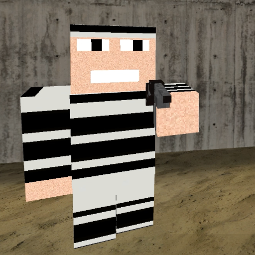 Blocks Jailbreak Robbers n Cops icon