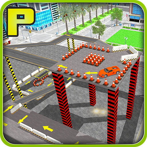 Super-3D-Stadtautoparkplatz icon