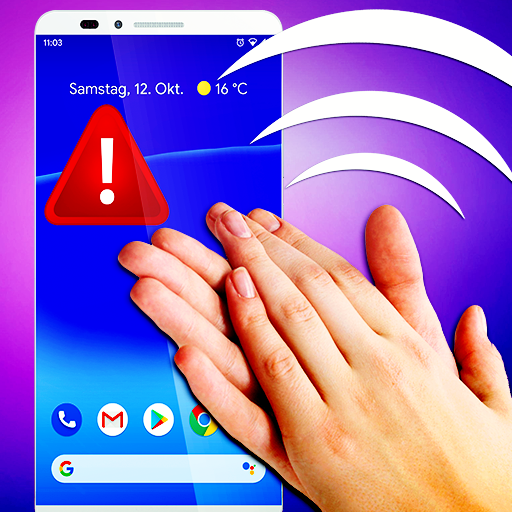 Clap hands to find phone icon