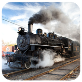 Retro Old Steam Train Puzzles icon