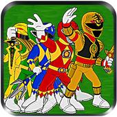 P ⚡ R Super Power Ninja Steel Rangers Ranger hero icon