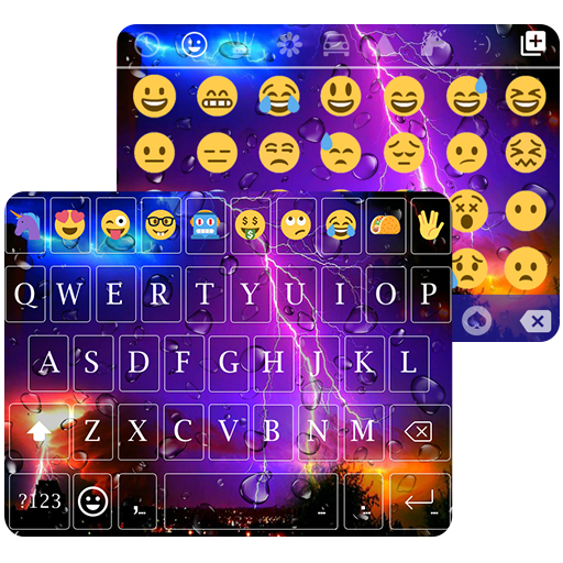 Lighting Storm Theme – Emoji Keyboard ⚡ icon