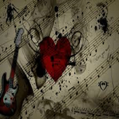 romantic love song icon