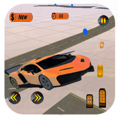 Crazy Car Driving - Impossible Sky Tracks icon