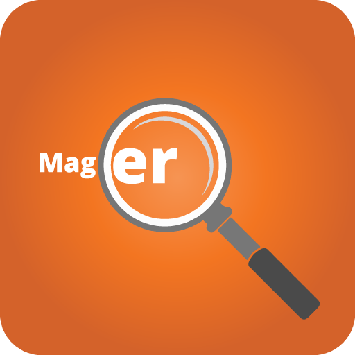 Magnifier Glass: New magnifier with light and zoom icon