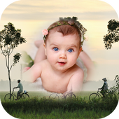 Village agriculture photo frame application icon