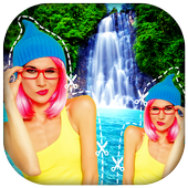 Waterfall Photo Background Changer icon