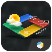 3D G-Color Live Weather Widget icon