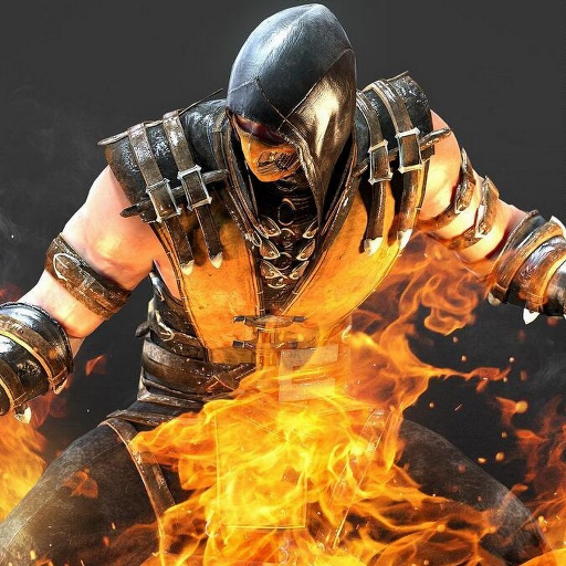 How to draw Mortal K characters step by step icon