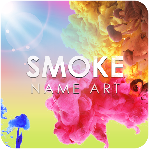Stylish Name :  Smoke Effect Name Design Art icon