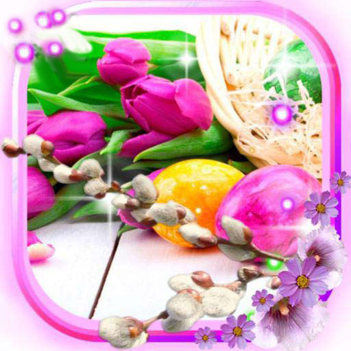 Easter Flowers Live Wallpaper icon