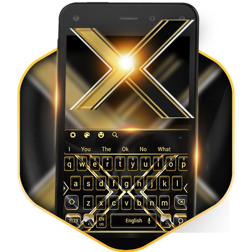 Black Gold Keyboard icon