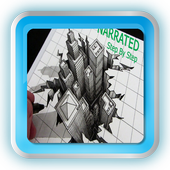 Draw 3D Step By Step icon