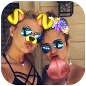 Face live camera-snap camera-face swap أيقونة