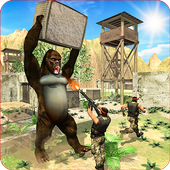 Wild Gorilla Jail Escape – Angry Ape Survival icon