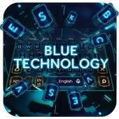 Blue Technology Keyboard on 9Apps
