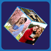 3D Wall Photo Cube Live Wallpaper icon