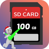 100 GB sd card icon