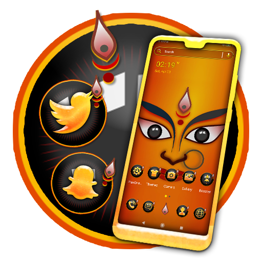 Durga Maa Theme Launcher icon