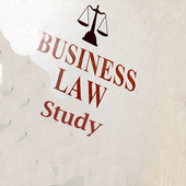 Business law study icon