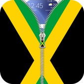 Jamaica flag zip Lock Screen icon