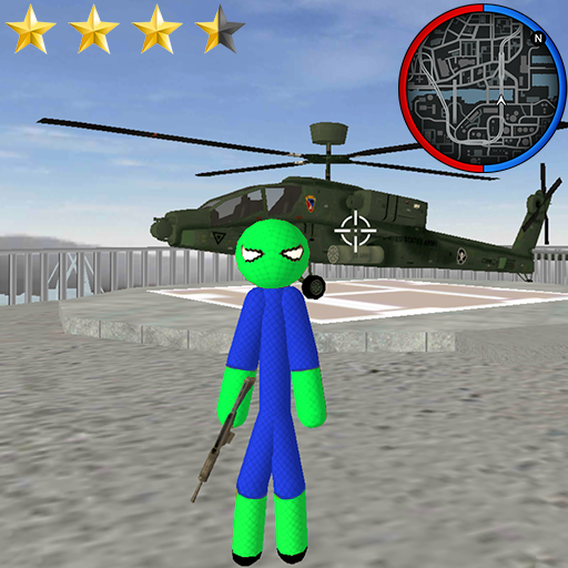 Stickman  Rope Heros Fighter icon
