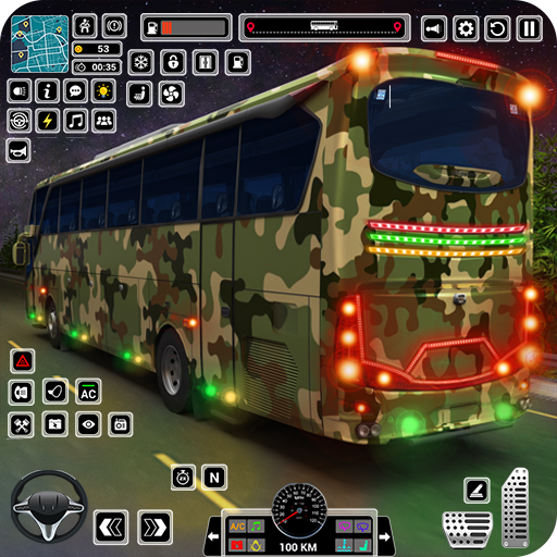 US Military Bus Simulator Game icon