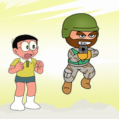 Mini Vs Militia Fight Nobi Militiya Game icon