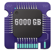 6000GB Storage Space Cleaner أيقونة