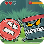 Dinger red ball 4,,with new wirld !! icon