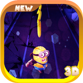 banana minion surfing adventure : subway 3D icon