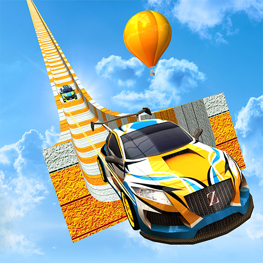 Mega Ramp Rally Fury Car Racing Stunts Tricky Test icon