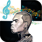 Chris brown Piano tiles icon