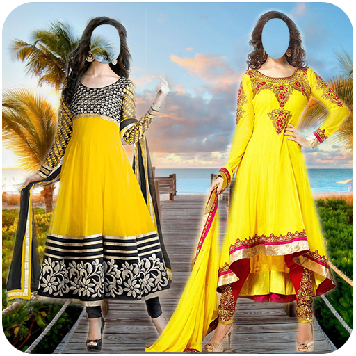 Indian Dress Photo Suit icon