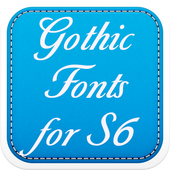 Gothic Fonts for S4 icon