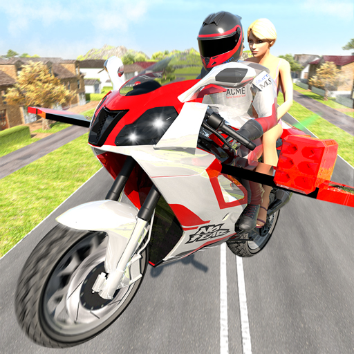 Flying bike Driving Simulator icon