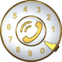 Golden Rotary Dial-er : Old School Phone Dial-er
