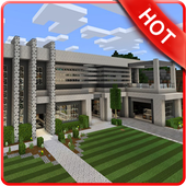 Modern Super Mansion MineCraft icon