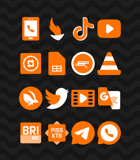 Light Orange - Icon Pack screenshot 5