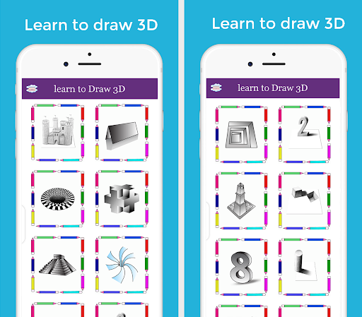 how to draw 3D screenshot 6