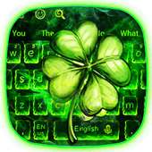 Green Neon Lucky Clover on 9Apps