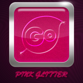 Pink Glitter Go Keyboard icon