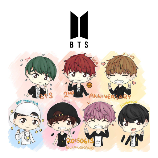 BTS Chibi Wallpaper for BTS Army icon