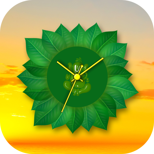 Leaf Clock Live Wallpaper icon
