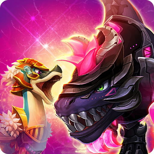 Dino War Dark T-Rex VS Brachio icon